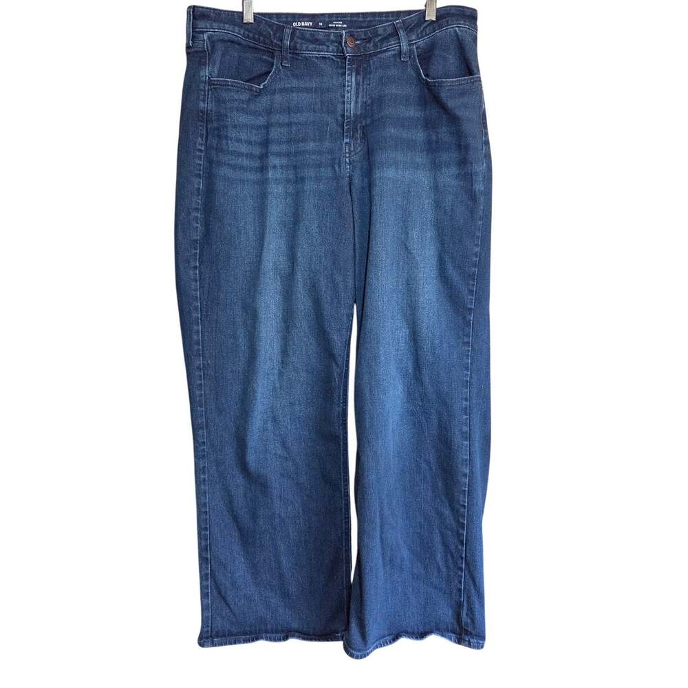 High Rise Wide Leg Jeans Size 16